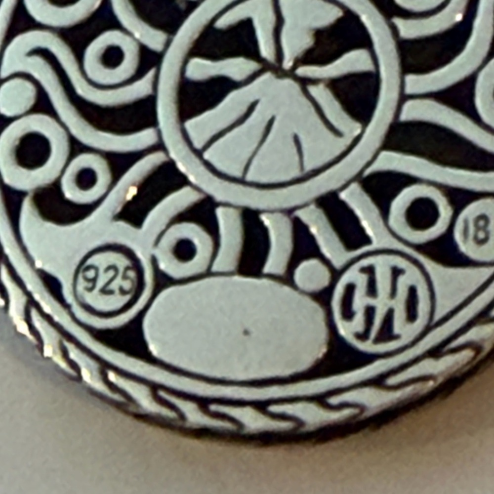 John Hardy Dot Enhancer/Pendant 18k/925 - Picture 3 of 5